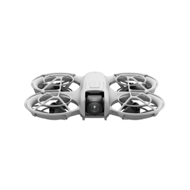 DJI Neo with full propeller guards, front three-quarter view